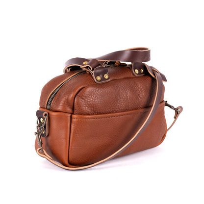 HOFFMAN LEATHER CROSSBODY BAG - MEDIUM - DELUXE - IN STOCK