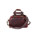 HOFFMAN LEATHER CROSSBODY BAG - MINI - WINE BISON
