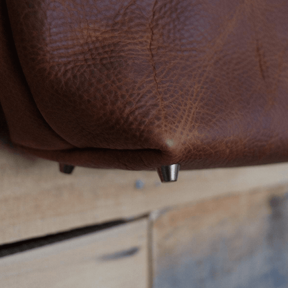 AVERY LEATHER TOTE BAG - MINI CROSSBODY - WHISKY BISON