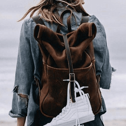 GRANT LEATHER ROLL TOP RUCKSACK BACKPACK
