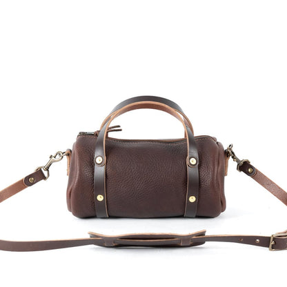 JANE LEATHER CROSSBODY - SMALL - MOCHA