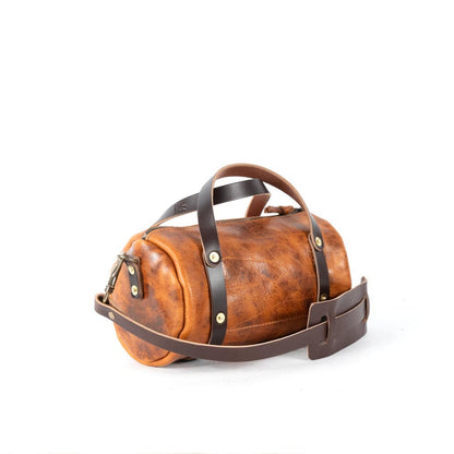 JANE LEATHER CROSSBODY - SMALL - PEANUT BISON