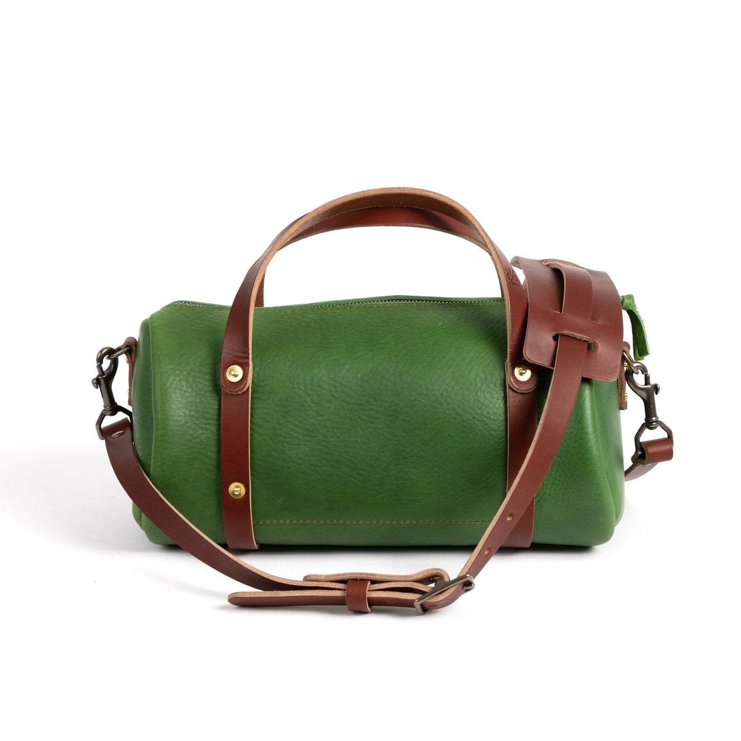 JANE LEATHER CROSSBODY - GRASS GREEN