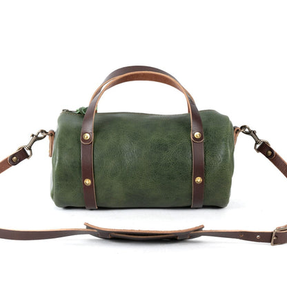JANE LEATHER CROSSBODY - LARGE - JADE BISON