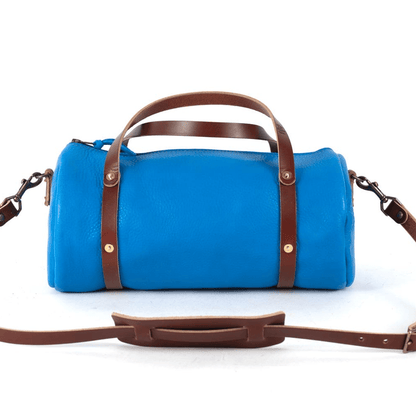 JANE LEATHER CROSSBODY - LARGE - OCEAN BLUE