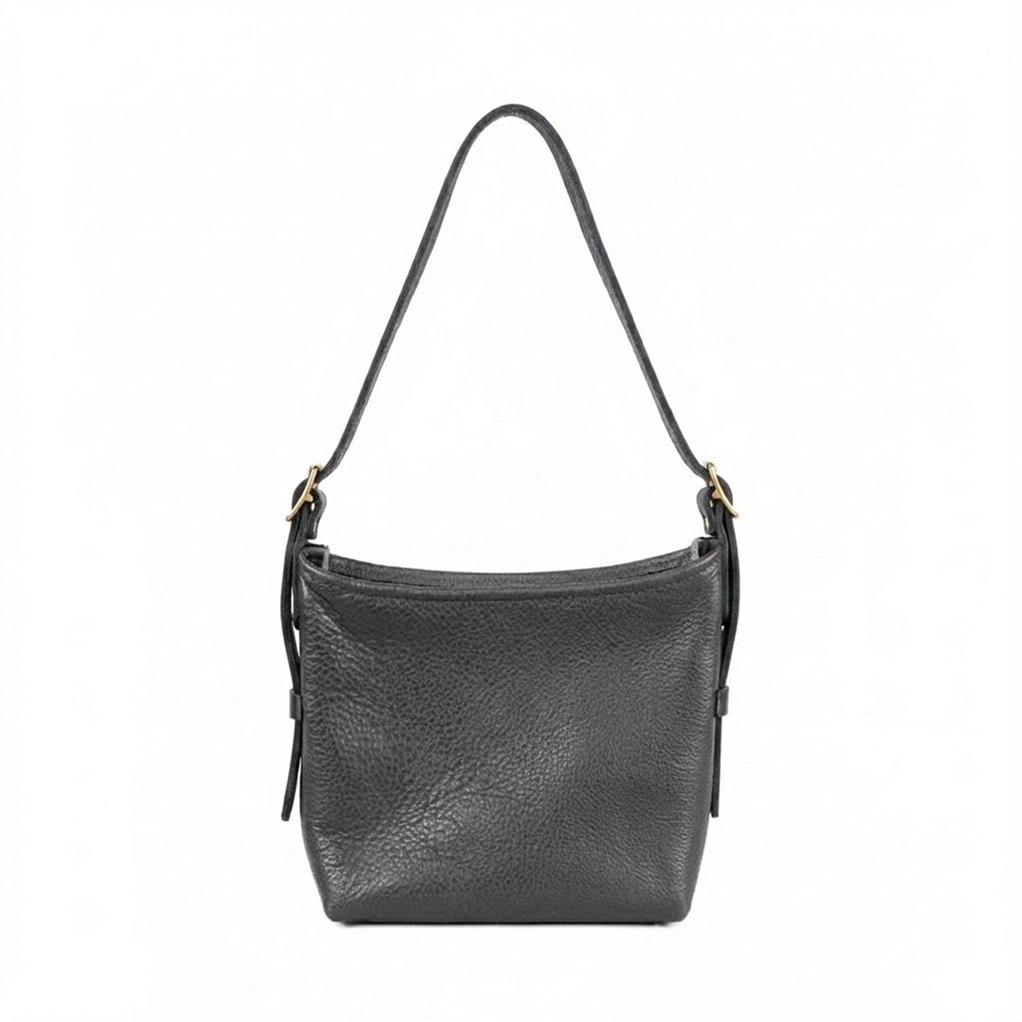 JULIANNE LEATHER HOBO BAG - SMALL