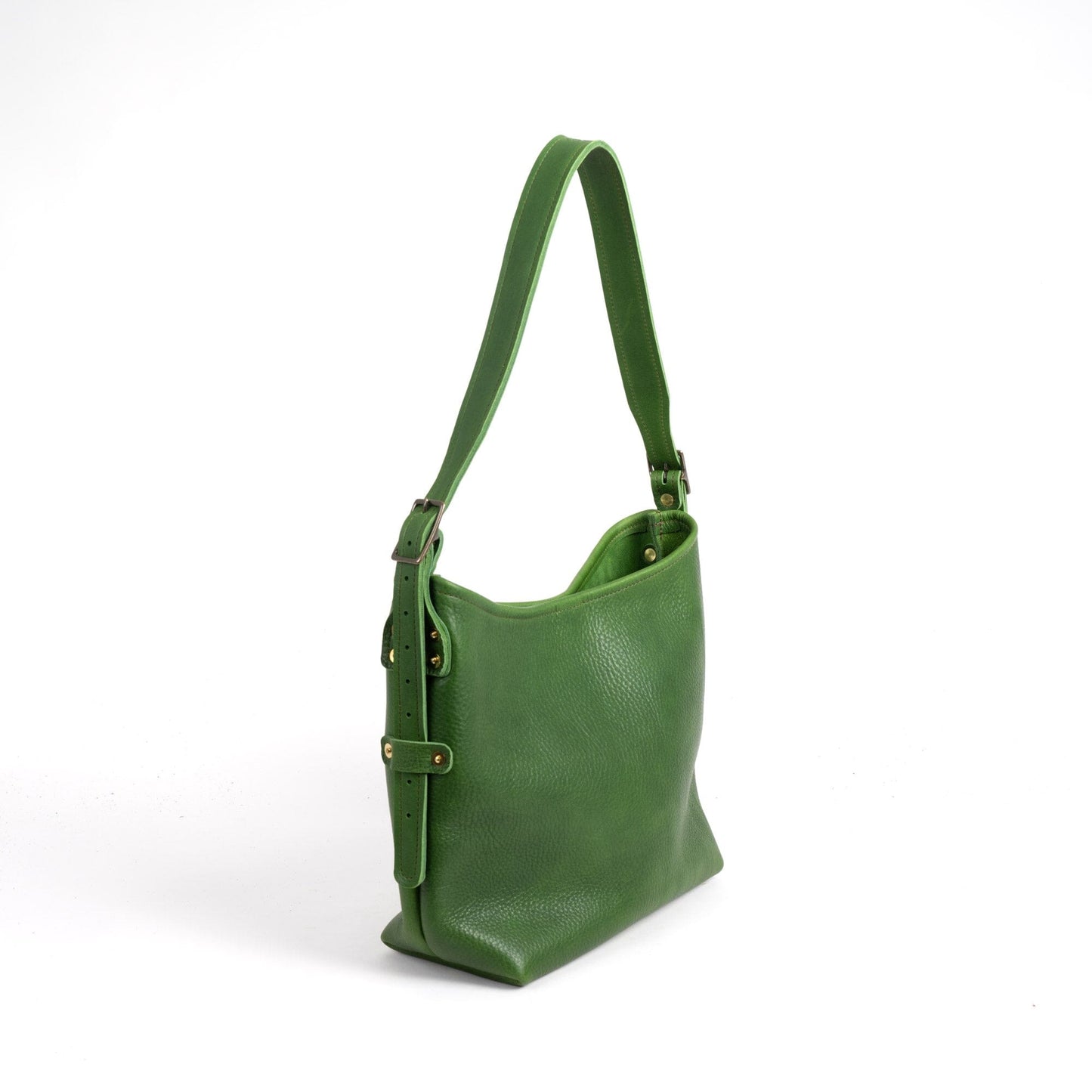JULIANNE LEATHER HOBO BAG - SMALL