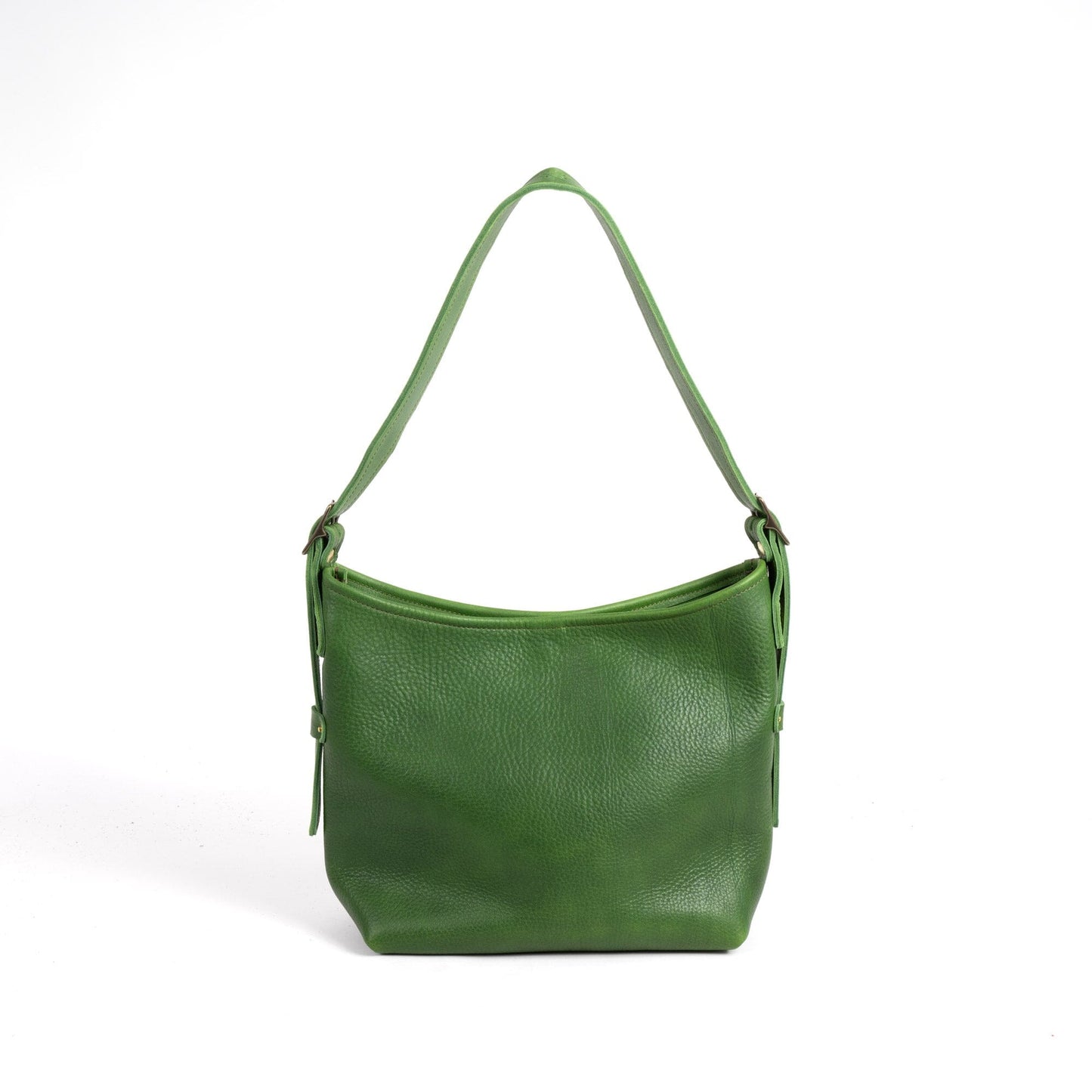 JULIANNE LEATHER HOBO BAG - SMALL - GRASS GREEN - IN STOCK