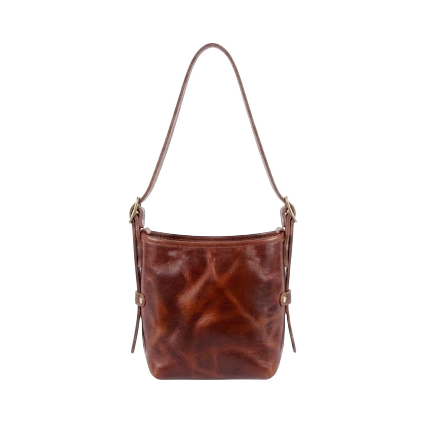 JULIANNE LEATHER HOBO BAG - MINI