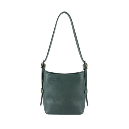 JULIANNE LEATHER HOBO BAG - MINI
