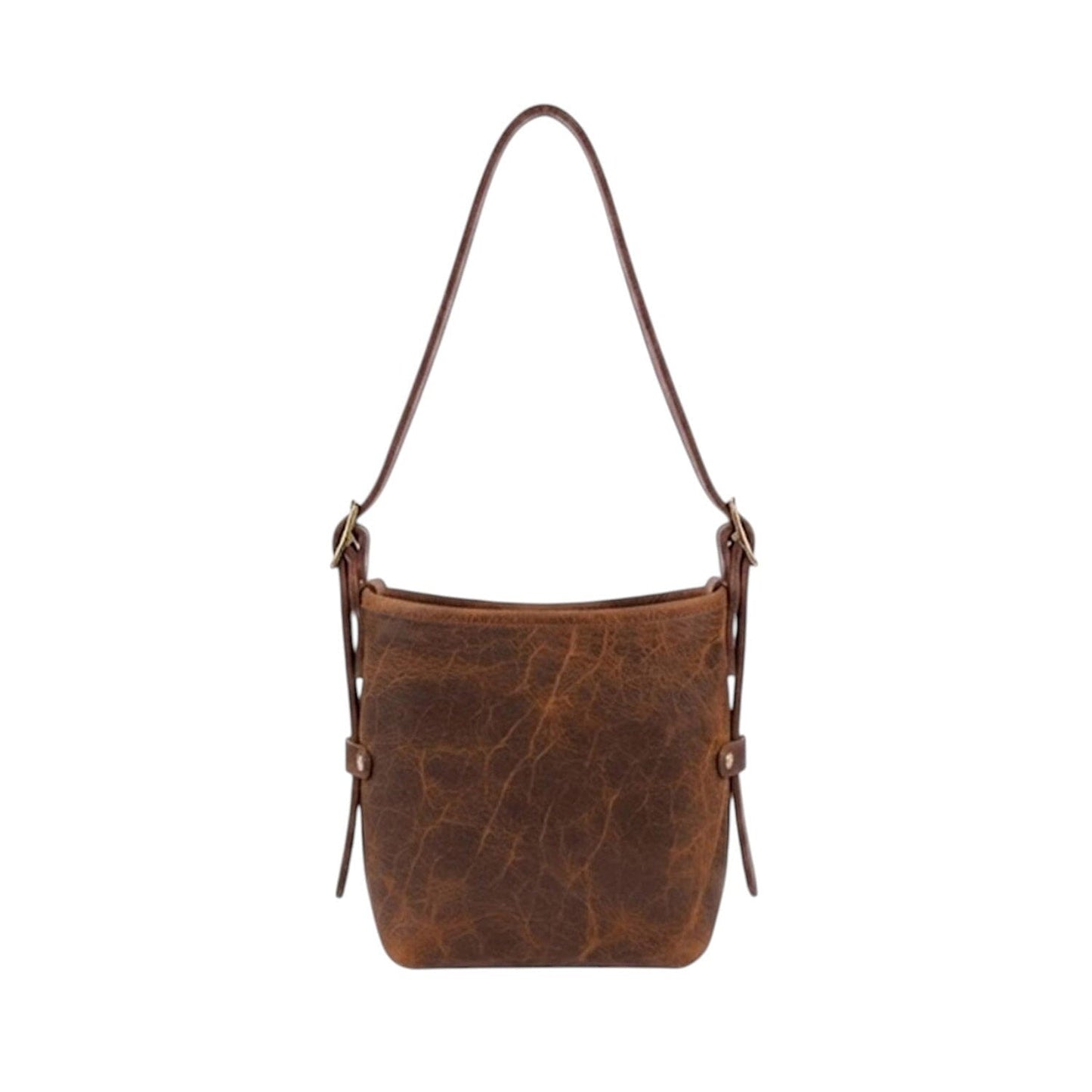 JULIANNE LEATHER HOBO BAG - MINI