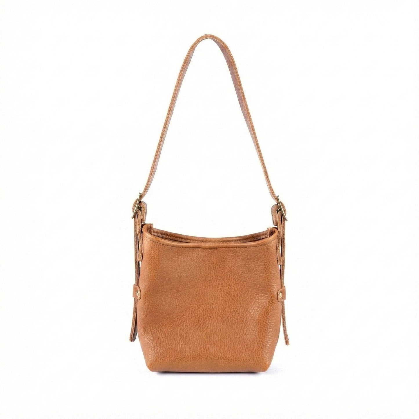 JULIANNE LEATHER HOBO BAG - MINI