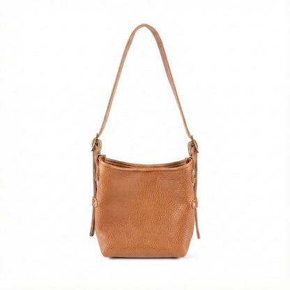 JULIANNE LEATHER HOBO BAG - MINI