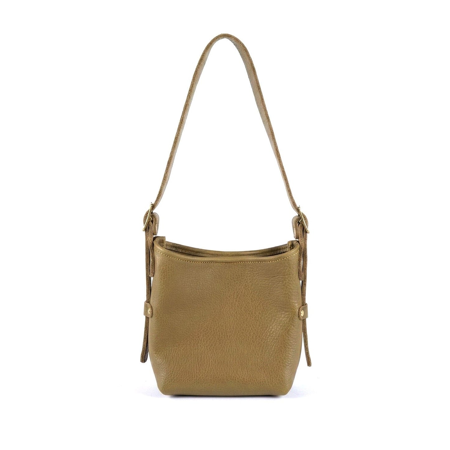 JULIANNE LEATHER HOBO BAG - MINI