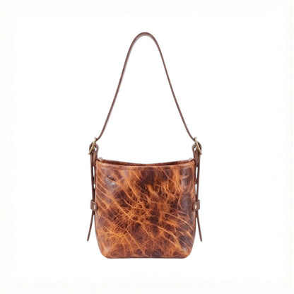 JULIANNE LEATHER HOBO BAG - MINI