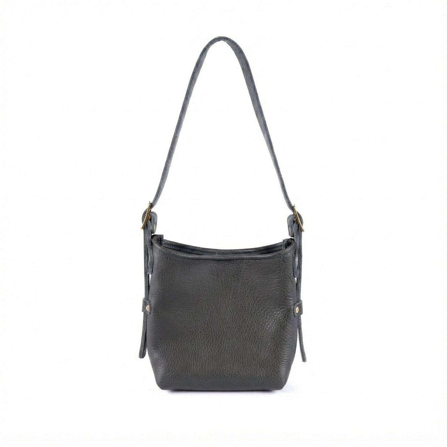 JULIANNE LEATHER HOBO BAG - MINI