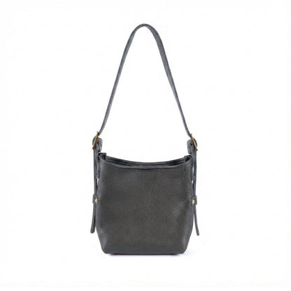 JULIANNE LEATHER HOBO BAG - MINI