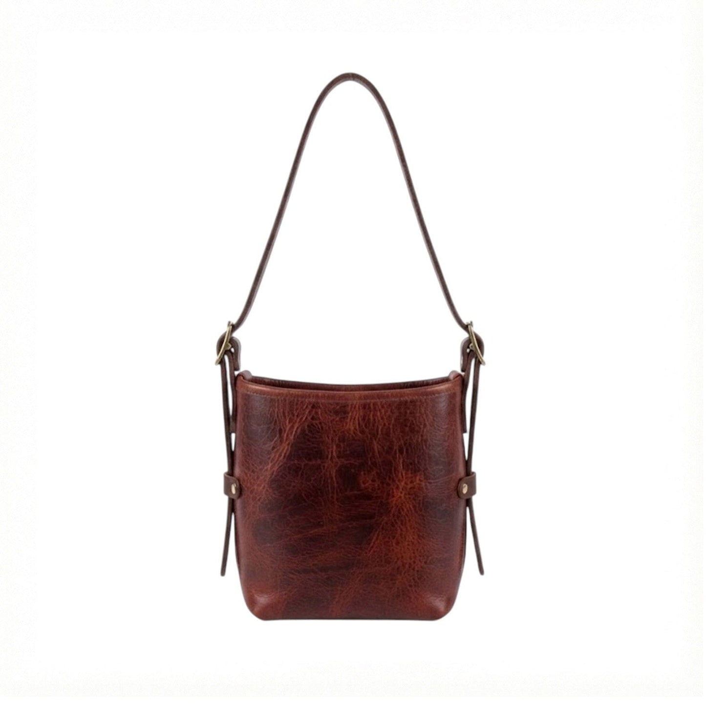 JULIANNE LEATHER HOBO BAG - MINI