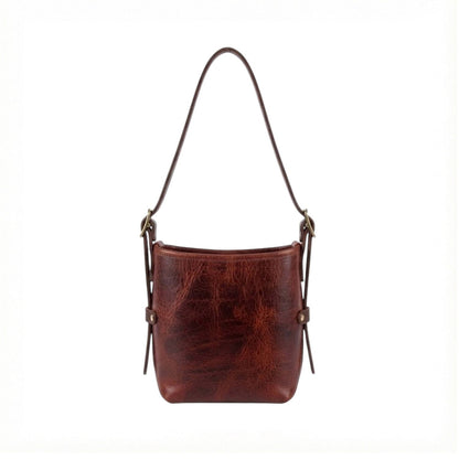 JULIANNE LEATHER HOBO BAG - MINI
