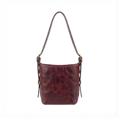 JULIANNE LEATHER HOBO BAG - MINI