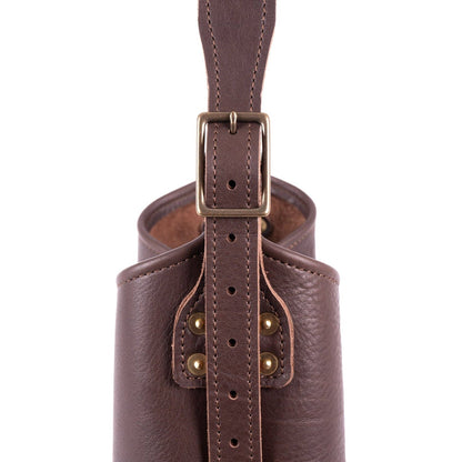 JULIANNE LEATHER HOBO BAG - SMALL