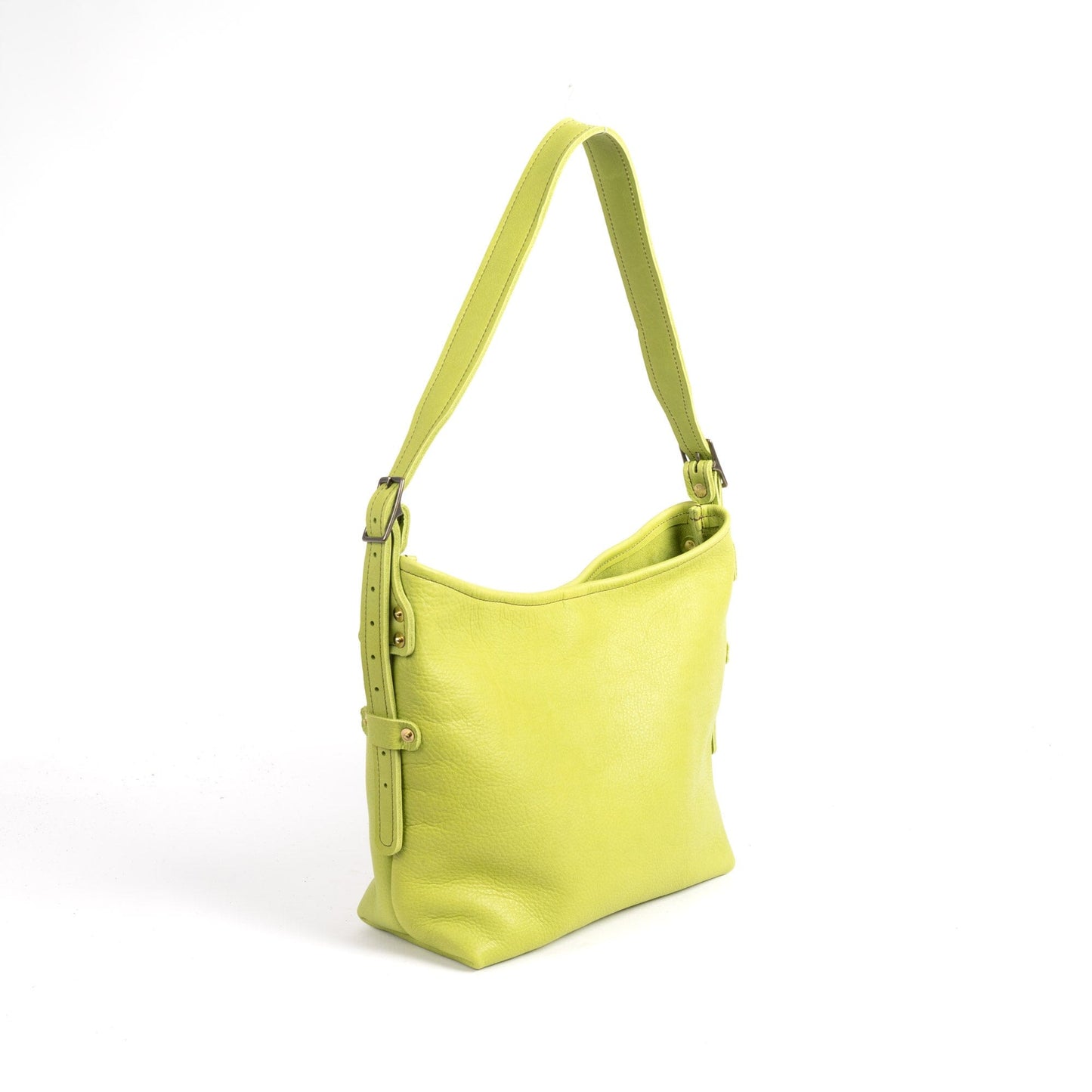 JULIANNE LEATHER HOBO BAG - SMALL