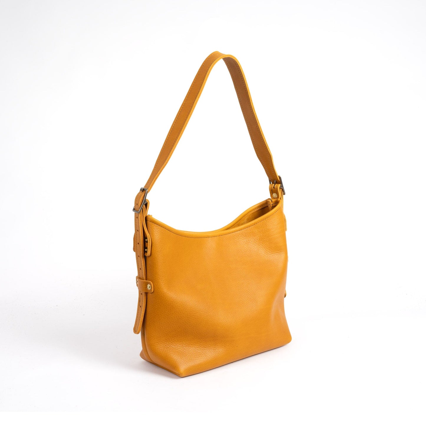 JULIANNE LEATHER HOBO BAG - SMALL