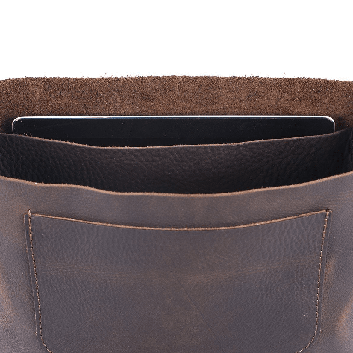 KINDLE LEATHER SATCHEL - HONEY