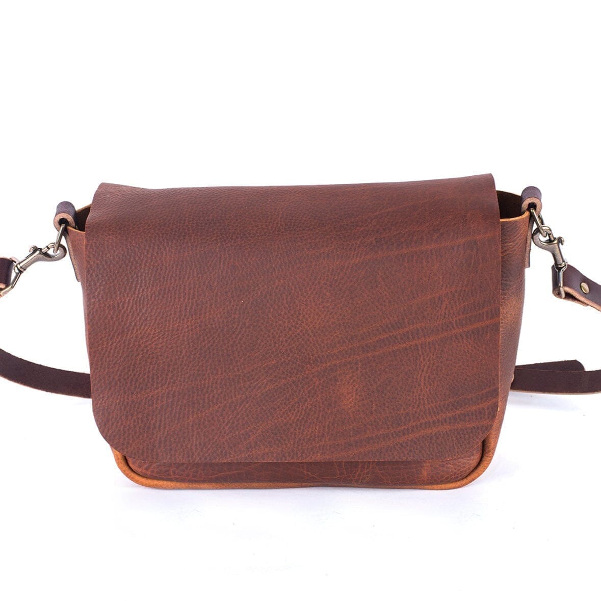 KINDLE LEATHER SATCHEL - GRASS GREEN