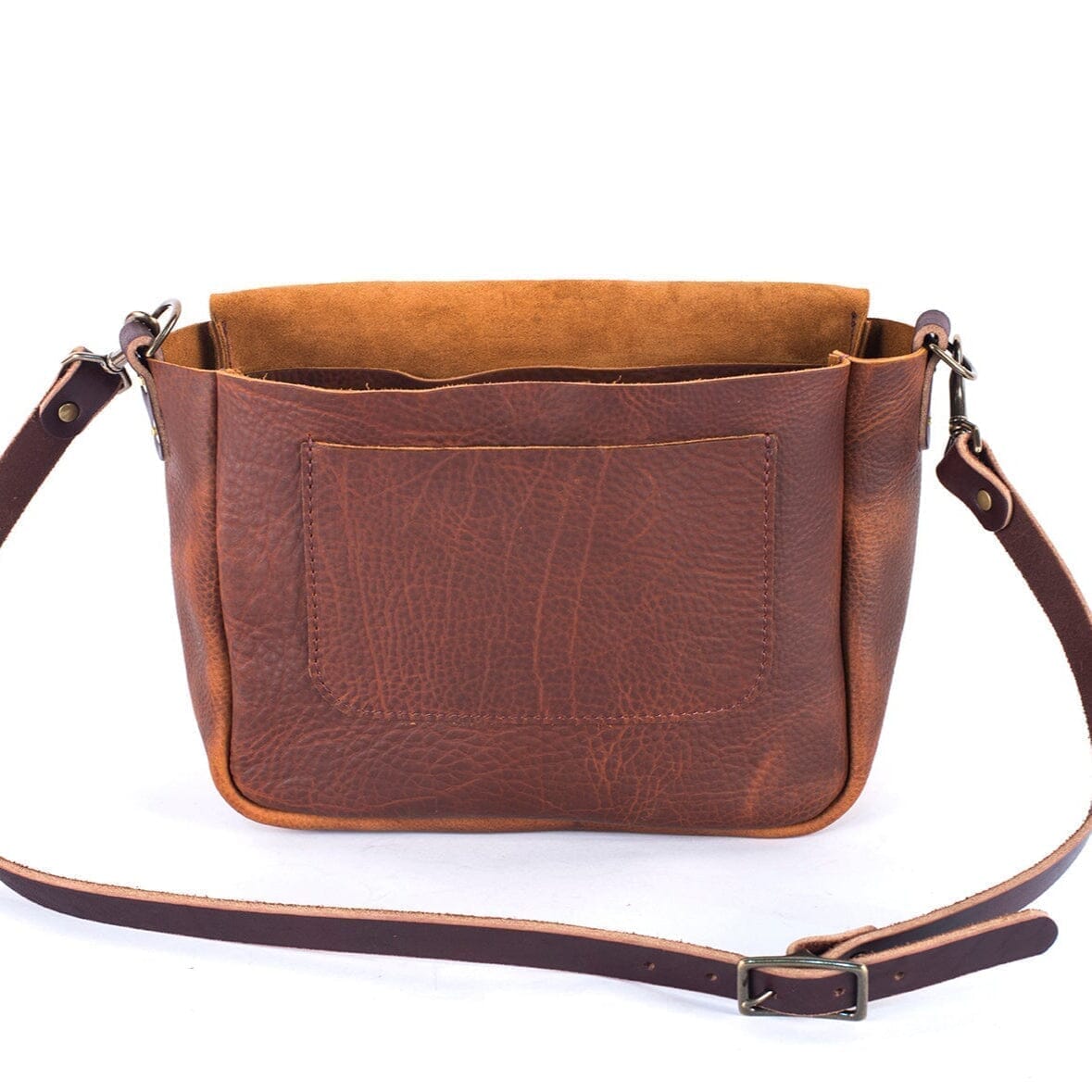 KINDLE LEATHER SATCHEL - VIOLET