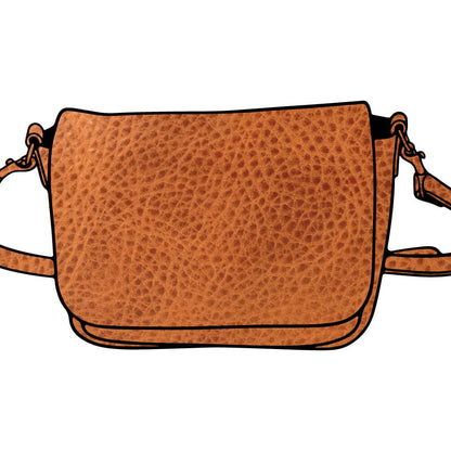 KINDLE LEATHER SATCHEL - HONEY