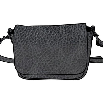KINDLE LEATHER SATCHEL - RAVEN