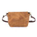 KINDLE LEATHER SATCHEL - TOBACCO