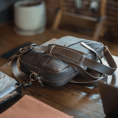 MARTIN THIN LEATHER BRIEFCASE