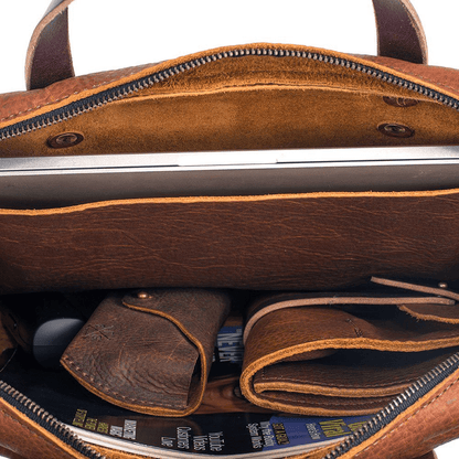 MARTIN THIN LEATHER BRIEFCASE