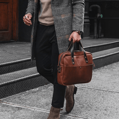MARTIN THIN LEATHER BRIEFCASE