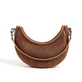NOLA LEATHER CRESCENT BAG - SMALL