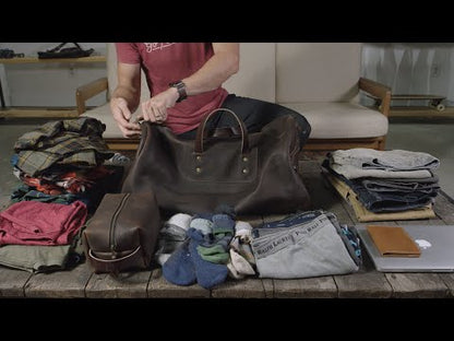 EXPEDITION LEATHER DUFFLE BAG