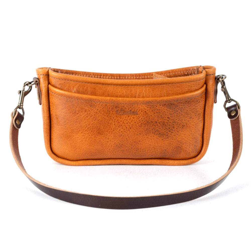 RENNIE LEATHER SHOULDER BAG - PEANUT BISON