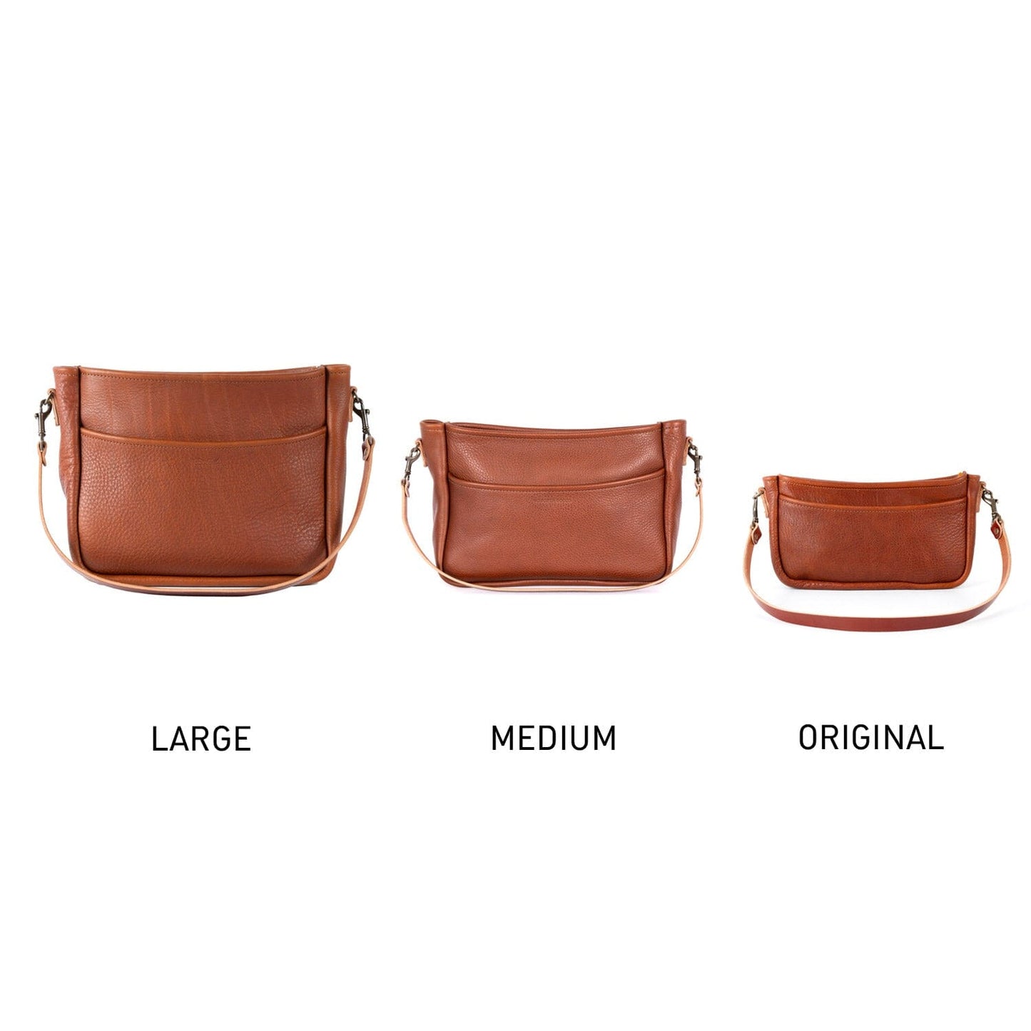 RENNIE LEATHER SHOULDER BAG - MEDIUM