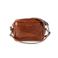 SARAH LEATHER CROSSBODY - CHESTNUT