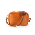 SARAH LEATHER CROSSBODY - HONEY