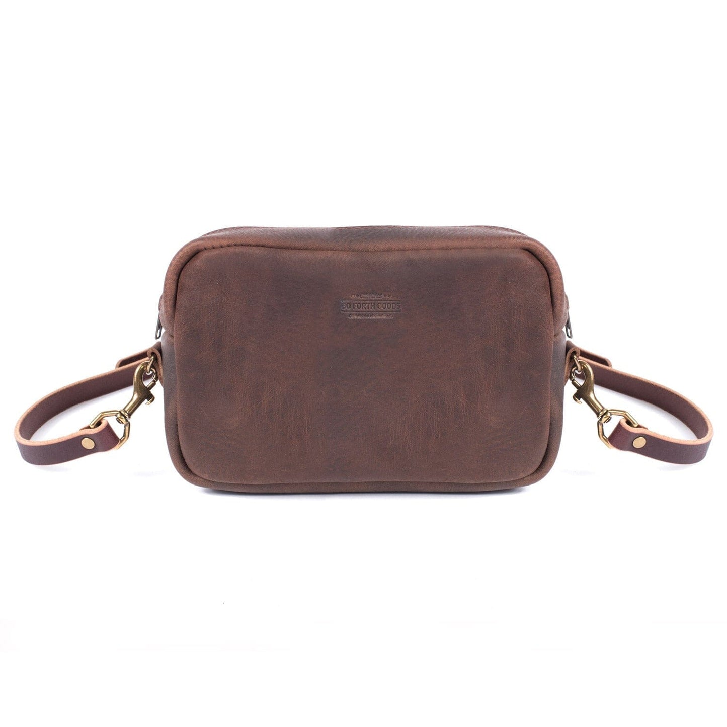 SARAH LEATHER CROSSBODY - MOCHA
