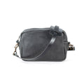 SARAH LEATHER CROSSBODY - RAVEN