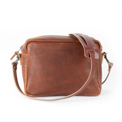 SARAH LEATHER CROSSBODY - LARGE - GRASS GREEN