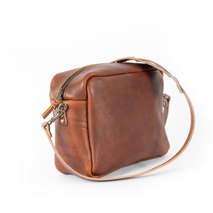 SARAH LEATHER CROSSBODY - LARGE - INDIGO BISON