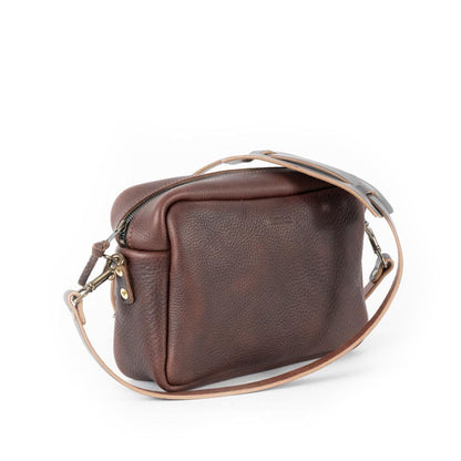 SARAH LEATHER CROSSBODY - MEDIUM - MOCHA