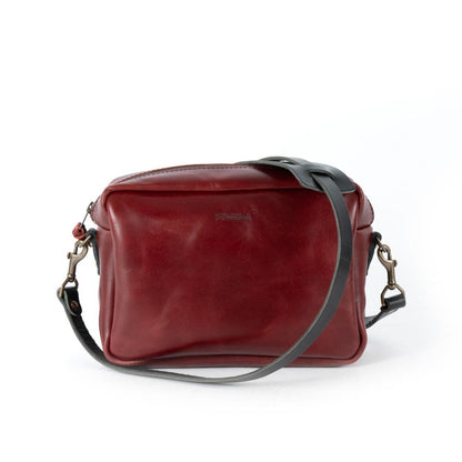 SARAH LEATHER CROSSBODY - MEDIUM - OXBLOOD