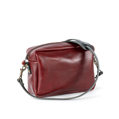 SARAH LEATHER CROSSBODY - MEDIUM - OXBLOOD