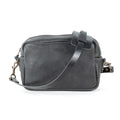 SARAH LEATHER CROSSBODY - MEDIUM - RAVEN